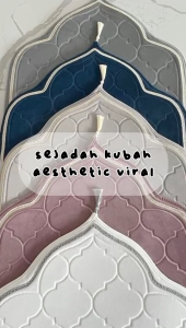 Sejadah Gebu Kubah | Sejadah Hantaran Muslim Karpet - Tebal dan Lembut - Selesa dan Tahan Lama Attire Sejadah Murah