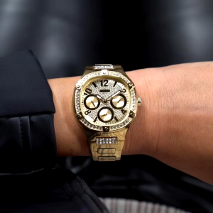 [Promo] Jam Tangan Wanita Guess GW0558L2 Duchess Gold Tone Multi-function Stainless Steel Strap Original Garansi 2 Tahun [✔COD][100% Authentic]