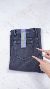 JINISO - Highwaist Adjustable Baggy Jeans 444 UNDER AGE