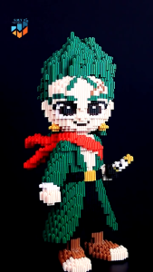 SMY Toystown One Piece Zoro Big Mainan Bangunan Nano Block Bricks Mainan Edukasi Balok Susun Mainan Anak Mainan Tumpuk Balok Karakter Kartun Animasi 3D
