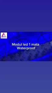 Modul Lampu LED 1 MATA COB 24V 2.4W Kotak Telor Variasi Mobil Motor Truk Bus Neon Box (10 PCS)