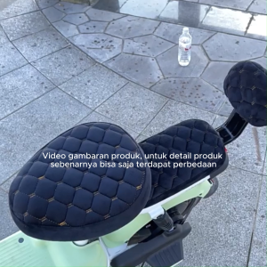 Cover Sarung Pelindung Alas Jok Kursi Depan Belakang Sepeda Listrik Universal Empuk Tahan Panas