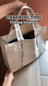 TOTE BAG WANITA / TAS KANVAS / TOTE FASHION GENTLE WOM4N BKK / GW 05