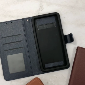 เคสหนังเปิด-ปิด ใส่โทรศัพท์ได้ทุกรุ่น กล้องสไลด์ ฝาพับ พร้อมส่ง หนังตั้งได้ ฟรีสายคล้องมือ