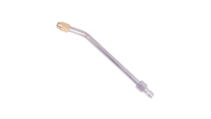 หัวฉีดล้างแอร์ ก้านฉีดน้ำล้างแอร์ หัวฉีดสเปรย์ฉีดน้ำแรงดันสูง รูปตัวJ 17 cm./30° U-Shape 1/4 ตัวผู้แบบสวมไว **ไม่สามารถปรับหัวได้**