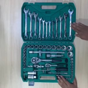 REAIM 151PCS Hand Toolset Shock Mobil Motor Lengkap Socket Tool Kit set Sock Set Set Kunci