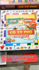 Cờ Tỷ Phú phiên bản Thương Nhân Hội An bàn nhựa Cao Cấp chất liệu an toànĐồ chơi giải trí Boardgame