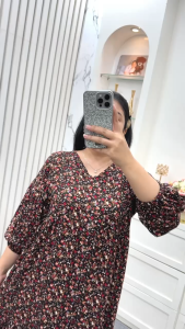 Daster Jumbo Rayon Premium Tebal XXL LD 120 Viral