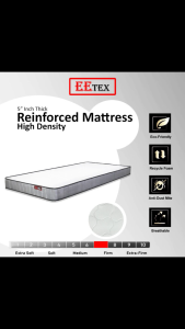 EE HOME Hotel Quality Mattress tilam  Single Size Synthetic Latex Feel Single Mattress Tilam Bujang 单人床垫 - WD35 38