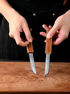 Kitchen Double Knife Fruit Knife Cooking knives Multipurpose Stainless Steel Sharp Blade For Outdoor Camping And Picnic