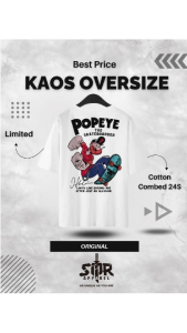 SMR APPAREL - Kaos Over Size Keren Tanpa Jahit Tangan