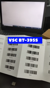 WIRELESS BLUETOOTH BARCODE SCANNER VSC BT-395S (AndroidIOS) +2.4G RECEIVER - LASER - MURAH