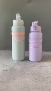 1000ML Thermos Cup 304 Stainless Steel Outdoor Portable Sports Fitness Large Capacity Bounce Cup Aquaflask