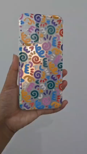 Case Hologram OPPO A5S A11K A12 A7 A15 A15S A57 A77S A58 4G Motif (3D ART) Softcase Hologram Bening Tebal - Clear Case 2MM - Sofkes Hp - Kesing Lucu - Casing Viral