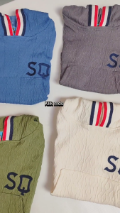 Setelan anak laki laki Hoodie baju bayi motif Lucky