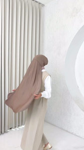 Yeppushop Kalana Instant | Bergo Hijab Instant dengan Inner bahan Jersey | Bergo Kaos Syari Casual Nyaman