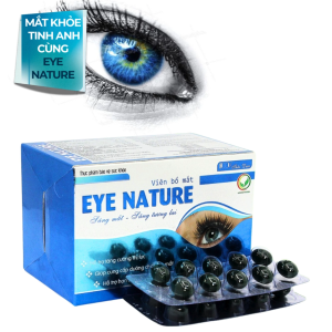 Viên Bổ Mắt Eye Nature Lutein 25mg Hỗ Trợ Tăng Cường Thị Lực Cho Người Lớn Trẻ Em Hộp 60 Viên