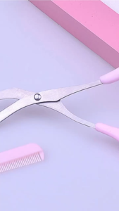 INDO - Gunting Alis / Gunting Cukur Alis Mata / Eyebrow Trimmer with Comb