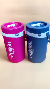 Bình giữ nhiệt 3l Duy Tân HiLOGI 2 lớp nhựa PP nhũ nhám chống trầy giữ nóng 6h lạnh 10h có vòi rót và quay xách