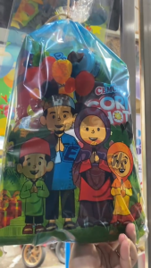 Plastik Snack Ulang Tahun (ultah) 25x50 Plastik Karakter Plastik OPP/ Plastik PP ultah isi 10 lembar