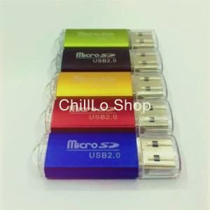 Đầu đọc thẻ nhớ điện thoại micro sd/ sdhc/ tf/ t-flash cổng usb 2.0 - Hub USB truyền & kết nối thẻ nhớ điện thoại tới máy tính/ laptop