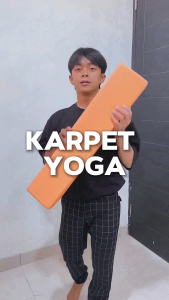 Matras Yoga Mat Anti Slip Tebal | Karpet Lipat Matras Camping Polos Olahraga | Alas Duduk Kemah