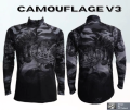 ลาย CAMOUFLAGE V3 เสื้อตกปลา JK Thailand เสื้อกันยูวี  ป้องกันรังสี UV 80% แห้งเร็ว. 