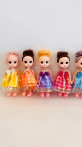[MỚI VỀ] Búp bê mini dễ thương cho bé thích công chúa đồ chơi nhập vai công chúa elsa anna váy áo mini cầm tay