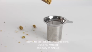 Filter Saringan Teh Reusable Tea Infuser Strainer Stainless Steel
