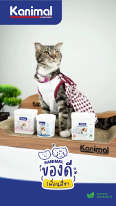 Kanimal แผ่นเปียกเช็ดทำความสะอาด ฟัน ตา หู สำหรับสุนัขและแมว อ่อนโยน ไม่ระคายเคือง ยับยั้งแบคทีเรีย
