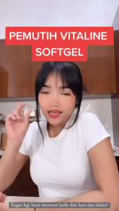 Vitamin Kulit Putih Cerah Alami Tianshi Vitaline Softgels Whitening Collagen Supplement For Woman And Man Pemutih Badan