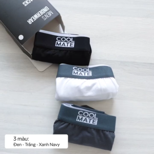 [CHỈ 18-23.2 TẶNG QUÀ ĐƠN TỪ 299K]COMBO 3 Quần lót tam giác nam Brief Bamboo kháng khuẩn Coolmate