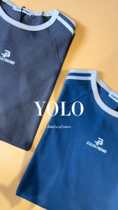 CAZAMAN เสื้อยืด OVERSIZE เสื้อยืดโอเวอร์ไซส์ เสื้อคอตตอน คอกลม แนวสปอร์ต 1206