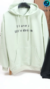 i Have Little Dream Hoodie | Korean Style Jumper | Pakaian Wanita Dan Pria | Bahan Fleece | Allsize | Termurah