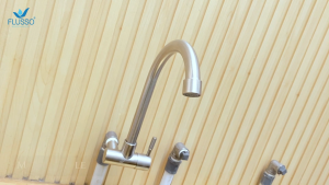 Kran wastafel bak cuci piring  Keran Angsa Tembok 1/2"stenlis sus304 Veloce S 623