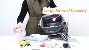 [SG] Premium Multifunctional Waterproof Diaper Bag