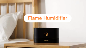 180ml Colorful Flame Humidifier Essential Oil Aroma Diffuser air humidifier led Portable USB Mini Ultrasonic Humidificad