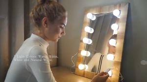 Makeup Mirror Light Bulb 10 PCS LED Makeup Mirror Light Bulb Vanity Hollywood Dimmable 3 Modes USB Plug Table Lamp Kit Adjustable Warm & Cold Tones USB Plug Vanity Mirror Lamp Ambient Light 镜前灯 化妆灯