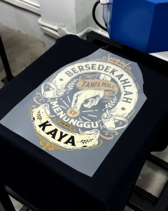 Desain Kaos Keren - Kaos Islami Bersedekah Bahan Combed 20s Tebal Lembut dan Nyaman Standar Kaos Distro