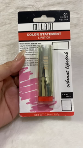 Milani Color Statement Lipstick Vibrant Lipstick Sweet Nectar - Creamy Soft and Smooth Finish 3.97g