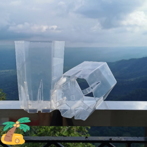 Orchid Pot Clear Transparent Plant Net Pot for Aroids and Orchids