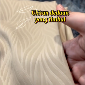 Cozy Bear W200cm【Ready Stock】Leaf Texture /Langsir Blackout/Hotel Fabric/Sunblock Curtain/Block UV