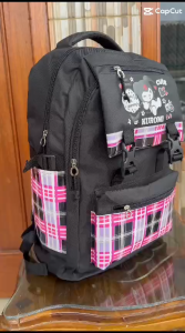 ARMELIA SHOP Tas Ransel Anak Kuromi Tas Sekolah Menengah Ringan