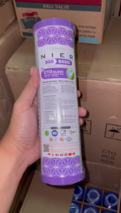 NIER BASIC CTO - Refil / Cartridge Filter Air CTO 10\\\" Iodine 800 Mg/g