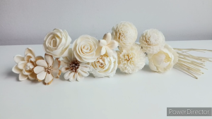 *ซื้อ 2 ลด 20%* ดอกไม้ดูดน้ำหอม 1 ดอก+ก้านไม้งา 10 ก้าน (7นิ้ว) ดอกโสน ตกแต่งบ้าน ปรับอากาศ