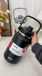 Cille Dodge 3L/4.6L 304SS Super Big Bucket Stainless Steel Vacuum Flask Thermos Water Bottle - Lazada