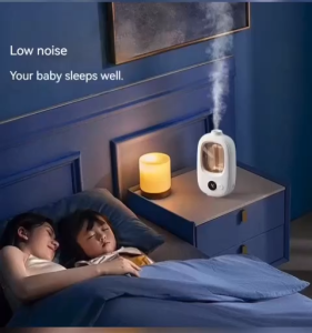 Air Freshener Ultrasonic Aroma Diffuser Fine Nano Fragrance Digital Display Living Room Bedroom 4 Spray Modes