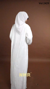 NMR Gamis Polo Linen Embrodery Vol 2429-1: Pakaian Muslimah Berkualitas
