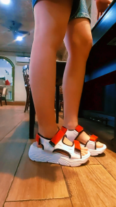 Giày dép sandal nữ đế cao thời trang PROWIN XPS 20-2 dép xăng đan đi chơi đi học đế bằng năng động cá tính