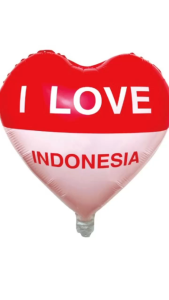 Harga Grosir - Balon Kemerdekaan Indonesia / Balon Dirgahayu Indonesia / Balon HUT RI 17 Agustus